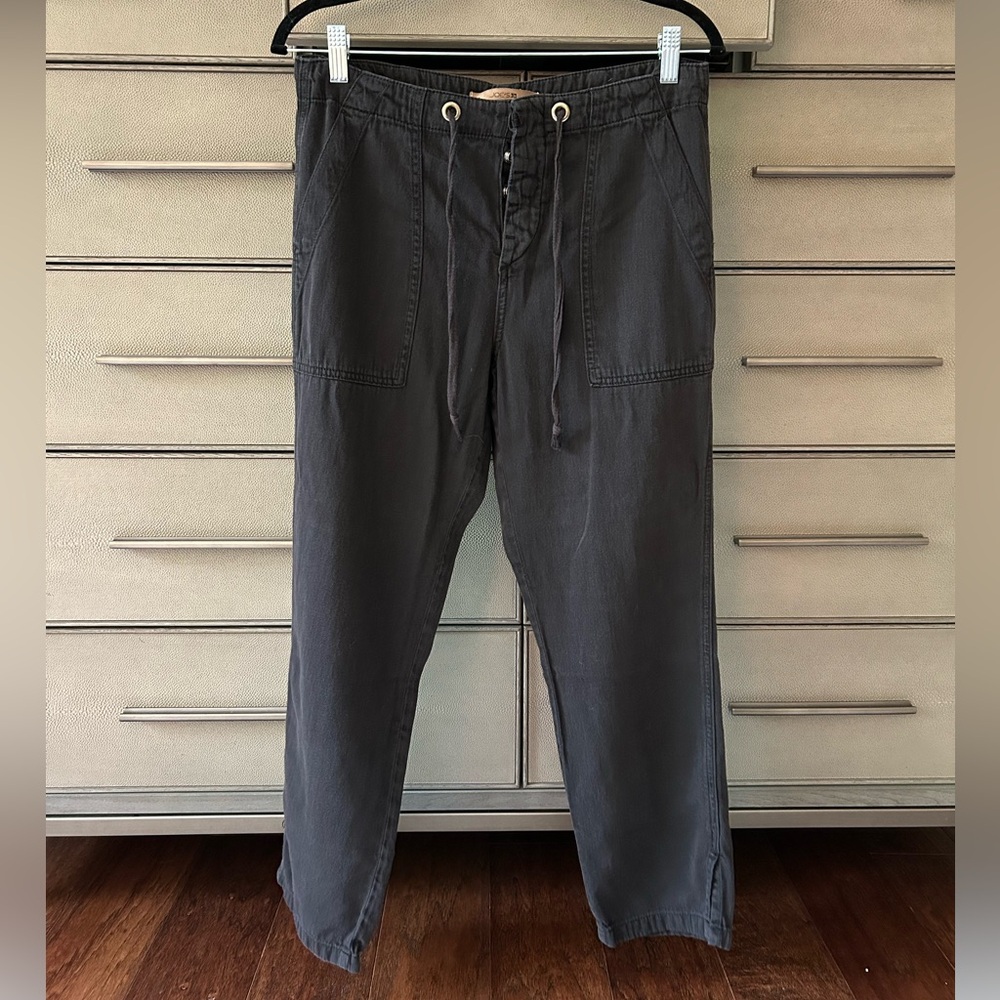 Joe's Jeans Brown/Charcoal Cotton Drawstring Pants